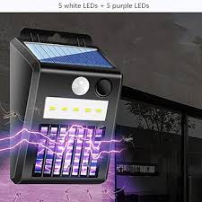 انارة مع طارد بعوظ طاقة شمسية 